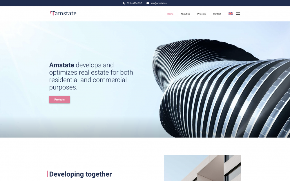 Amstate.nl - Homepage