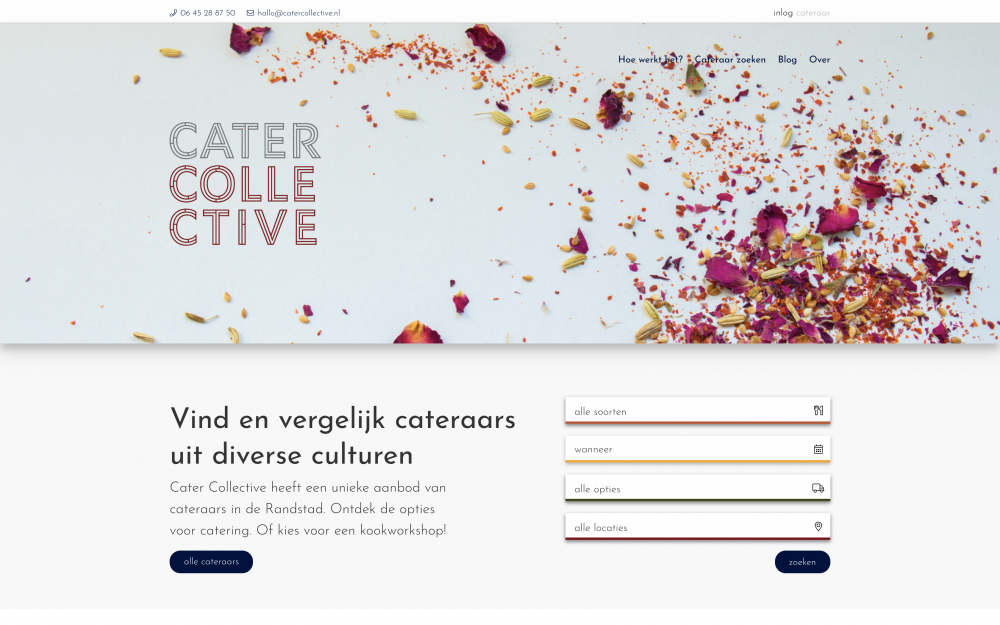 Cater Collective - Homepage